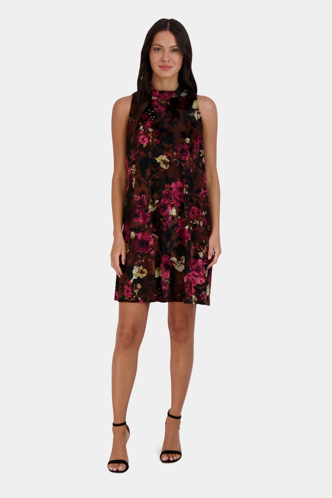 Vestido de terciopelo sin mangas