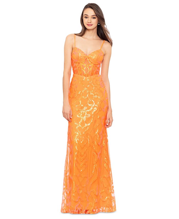 Vestido de noche de lentejuela