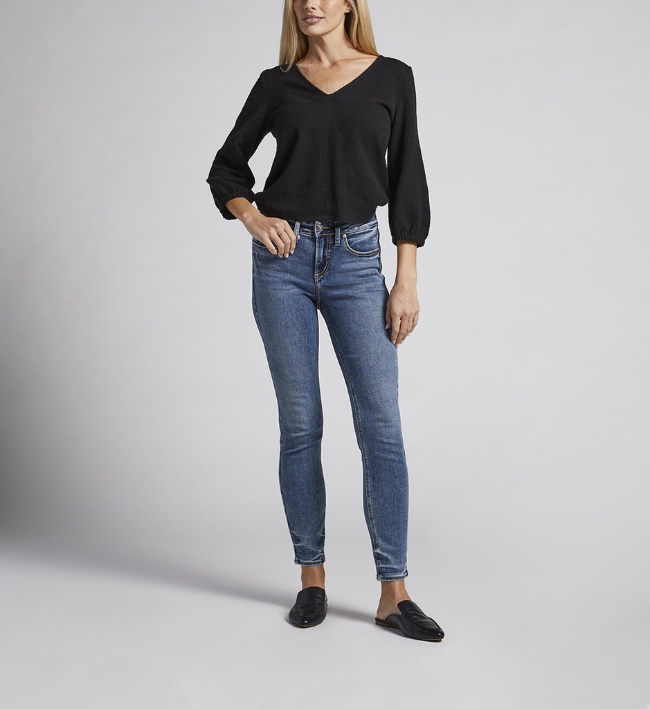 Jeans Skinny de talle medio Suki