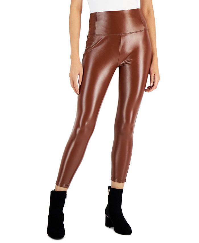Leggings de piel sintética