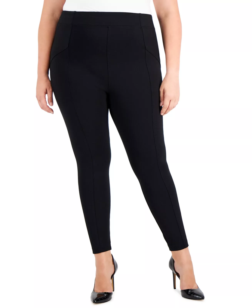 Pantalón de punto de cintura alta