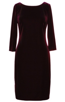 Vestido formal con escote adornado (copia)