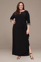 Vestido largo con mangas 3/4