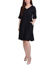 Vestido imperio de lunares suizos