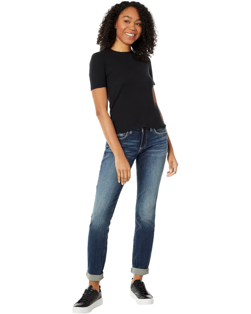 Jeans Boyfriend Roll-Cuff