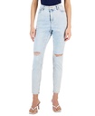 jeans skinny de efecto desgastado