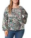 Blusa con mangas abullonadas Layla