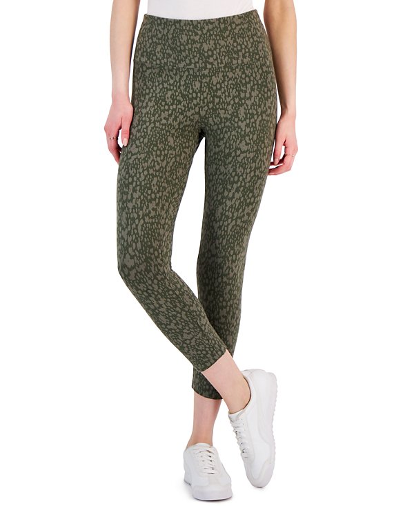 Leggings crop de tiro alto