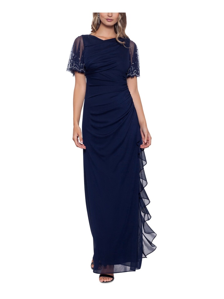 Vestido con volantes en cascada