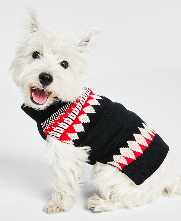 Suéter Fair Isle para perros