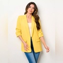 Blazer abierto mangas 3/4