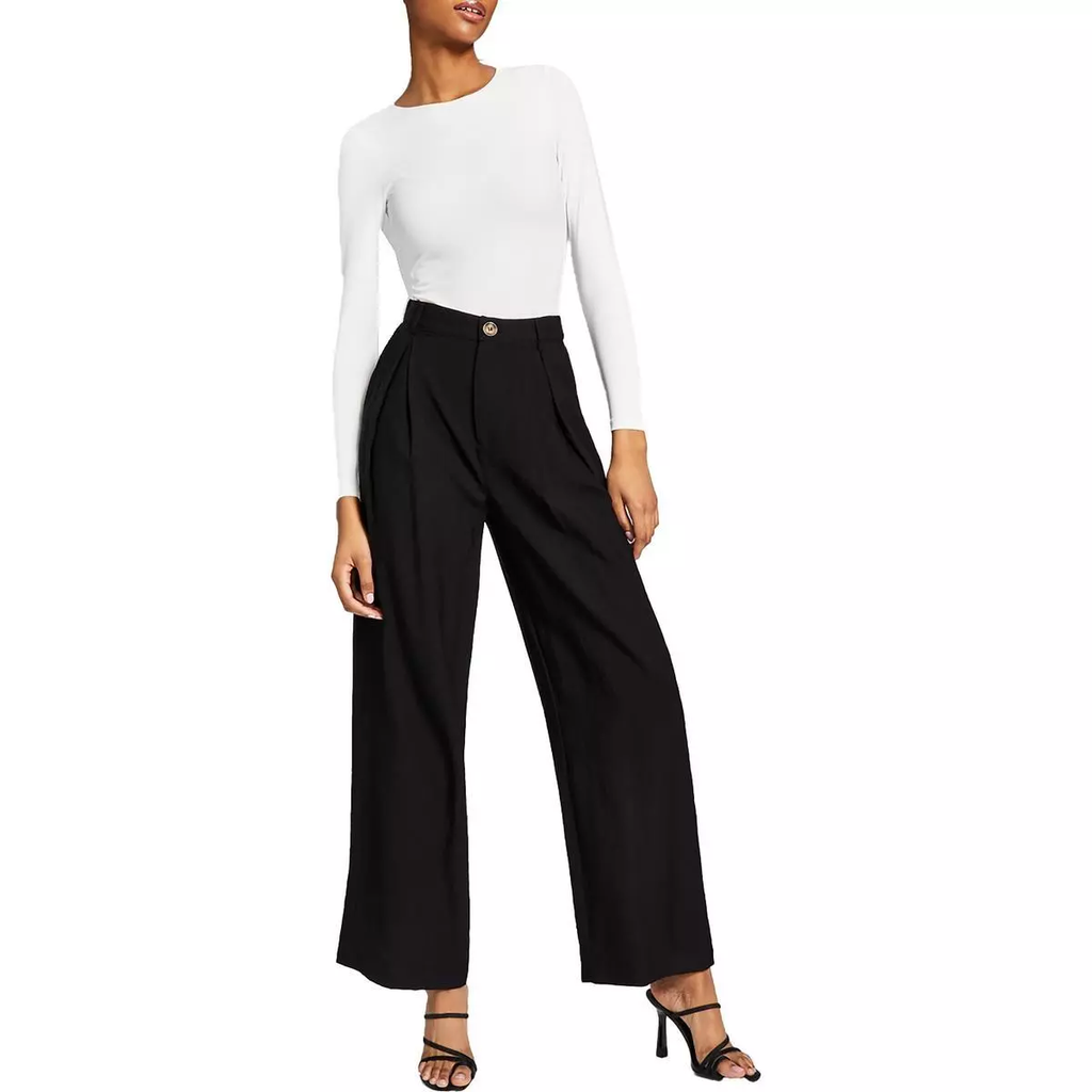 Pantalón con pinzas de tiro alto (copia)