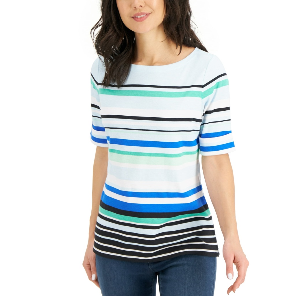 Blusa con escote barco