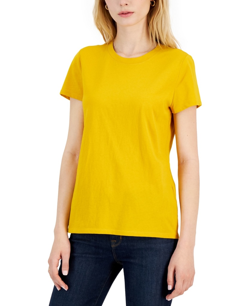Camiseta cuello redondo manga corta