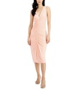 Vestido midi fruncido