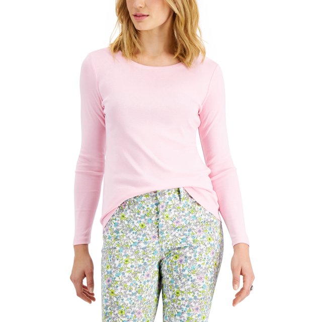 Blusa de manga larga solida