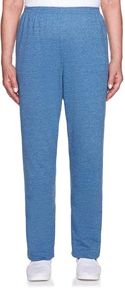 Pants jaspeado de cintura elastica