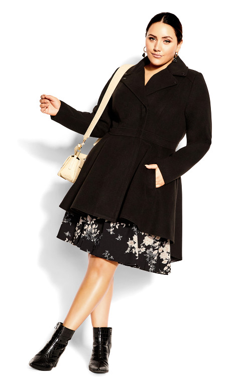 Abrigo de volantes manga larga