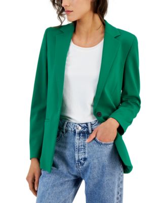 Blazer de un botón con solapa