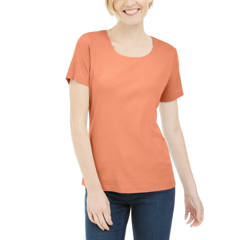 Tshirt sólida de manga corta
