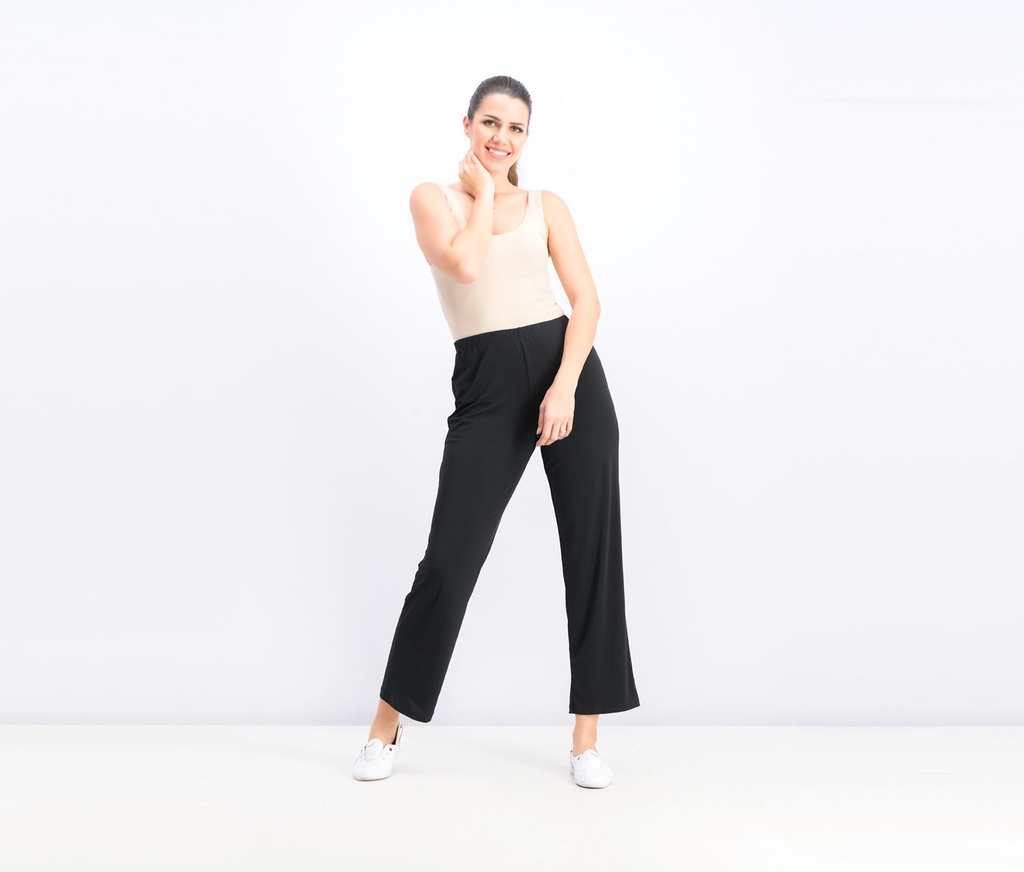 Pantalón stretch de pierna recta
