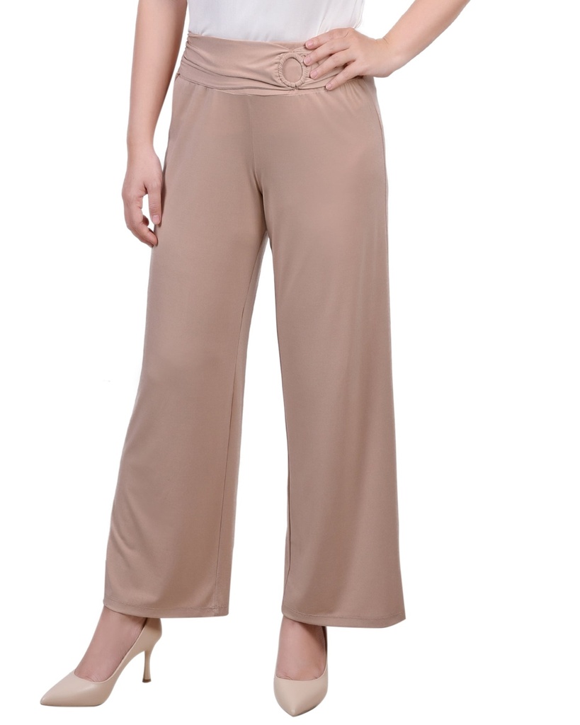 Pantalones con detalle rectos