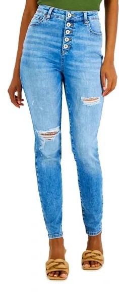 Jeans skinny desgastados