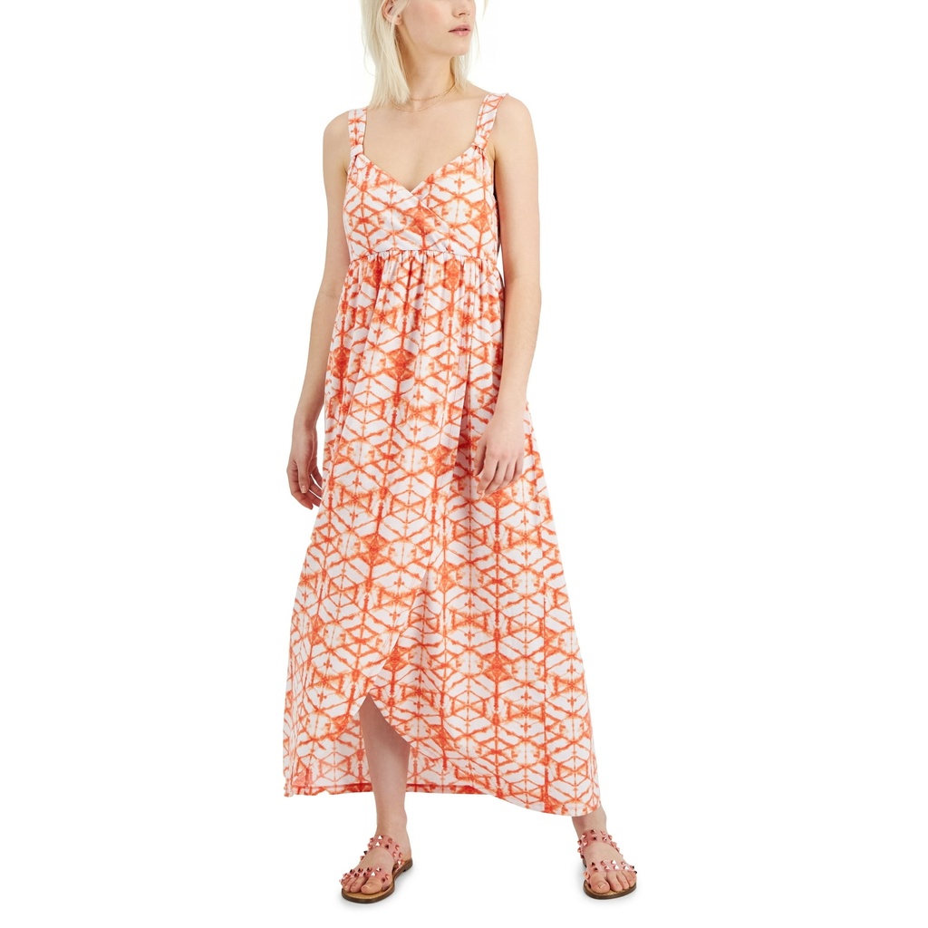 Maxi vestido con escote surplice