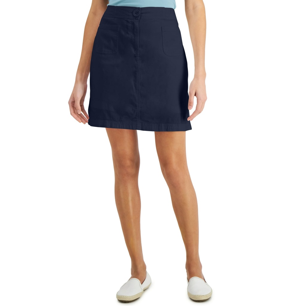Falda shorts con bolsillos