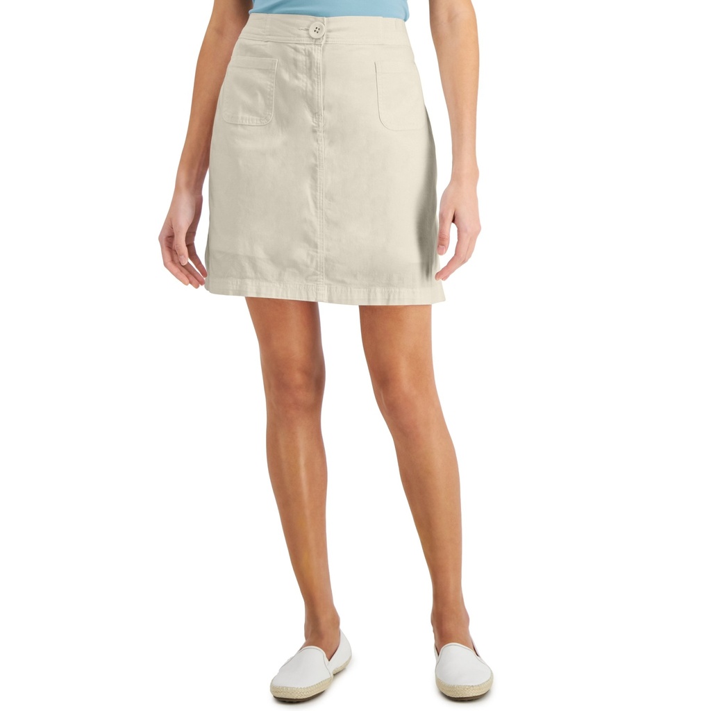 Falda shorts con bolsillos