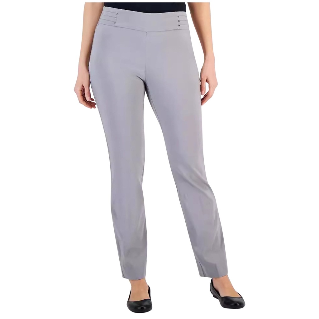 Pantalón pull-on pierna recta