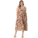 Vestido con estampado de jungla