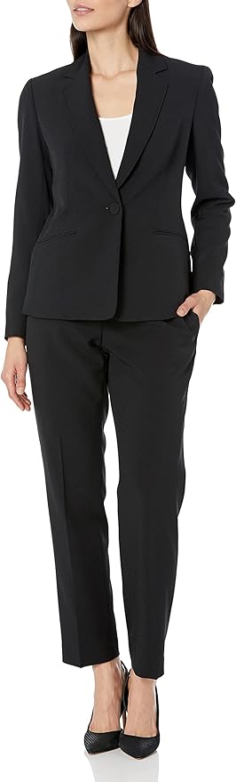 Traje sastre de pantalón y saco de un botón