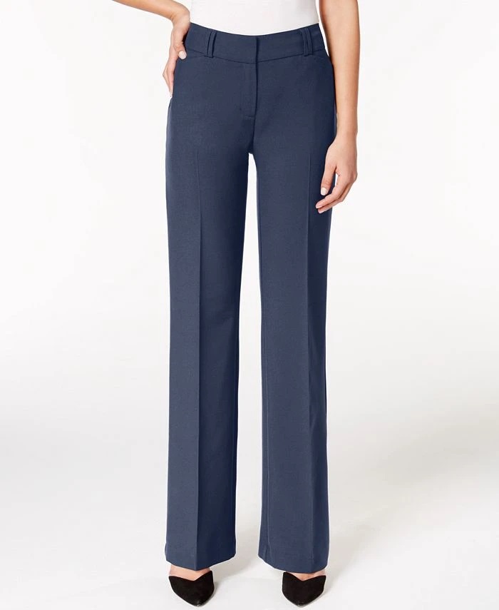 Pantalón de vestir de pretina ancha