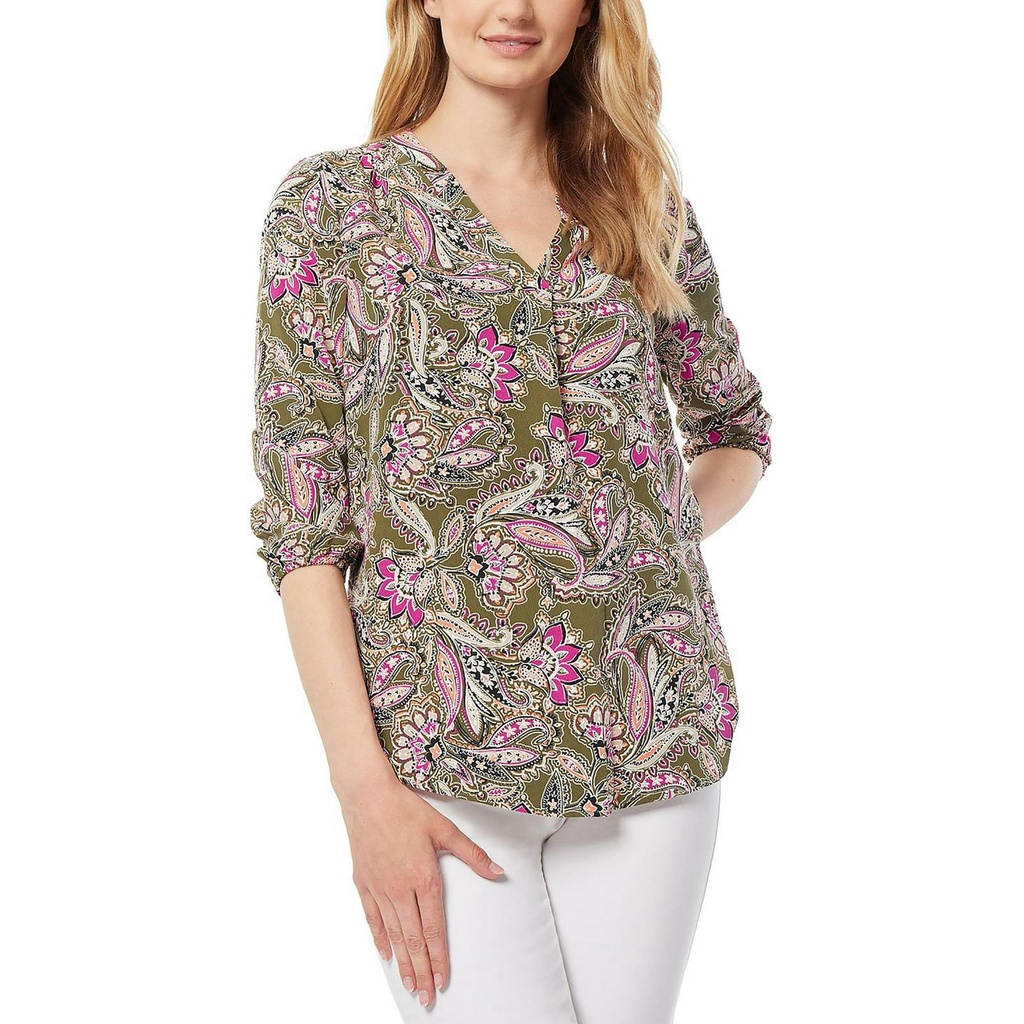 Blusa con estampado paisley