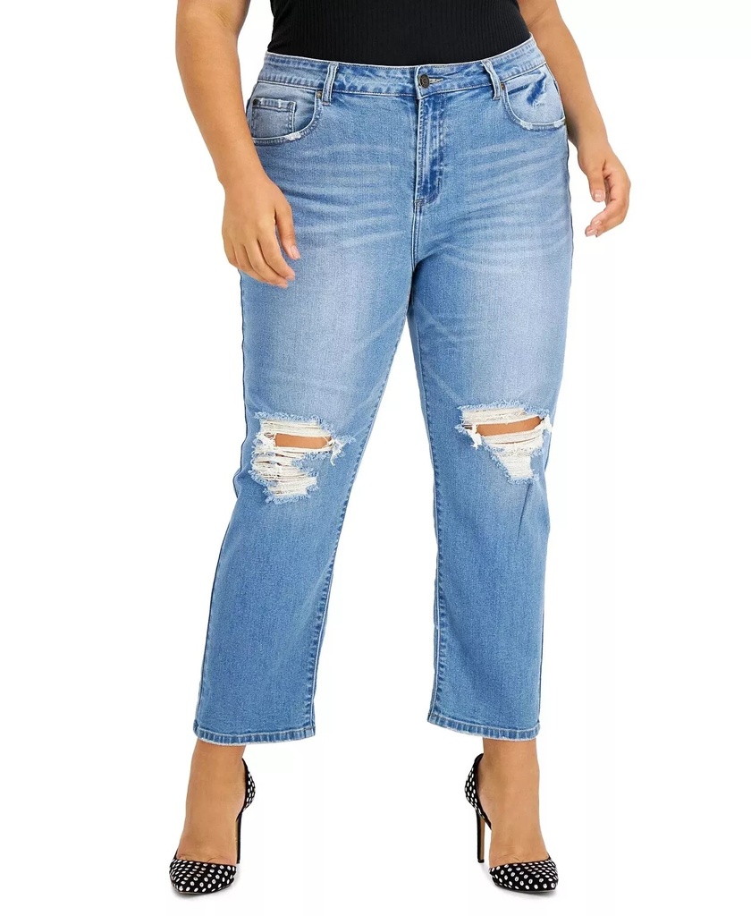 Jeans rasgados boyfriend