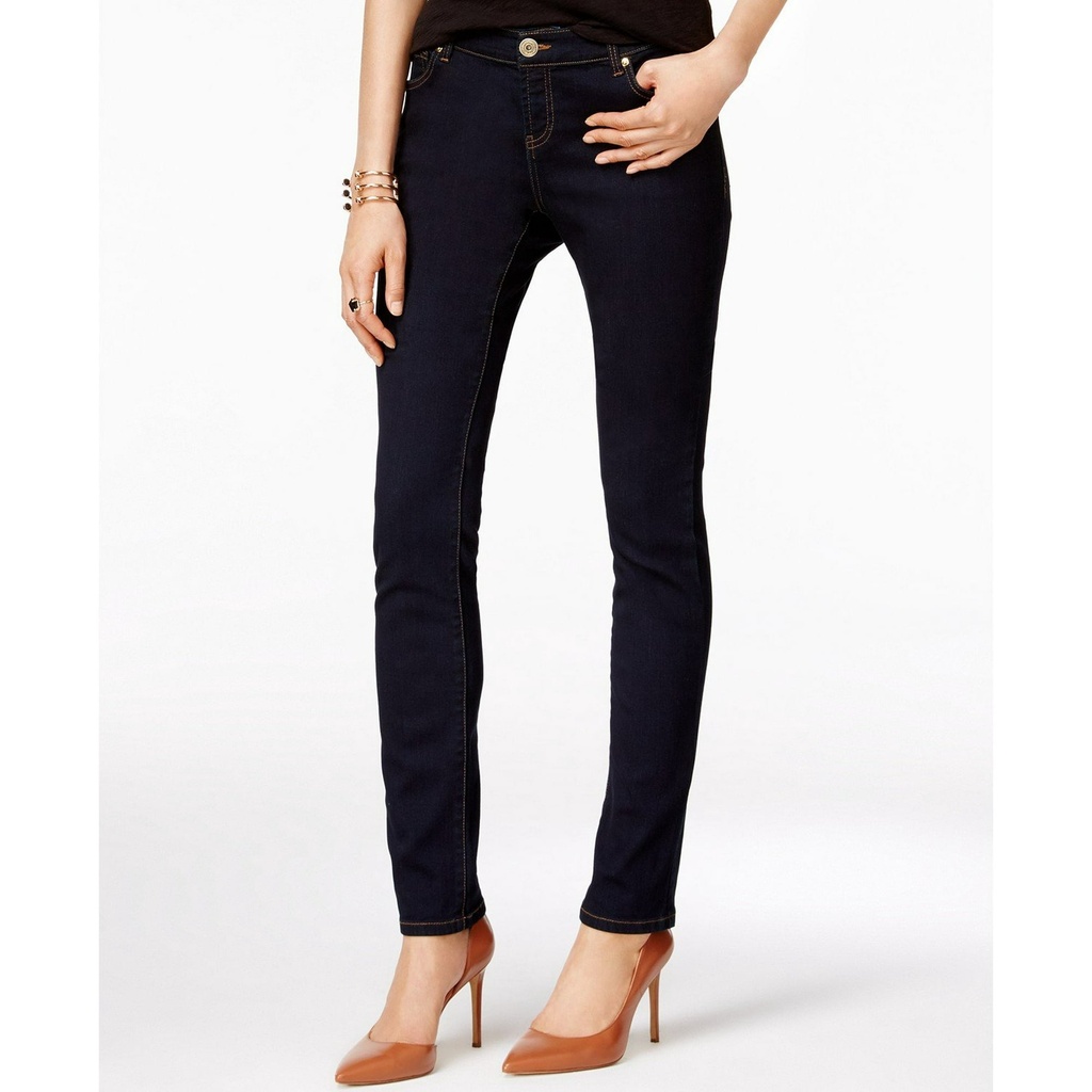 Jeans skinny strech tiro medio