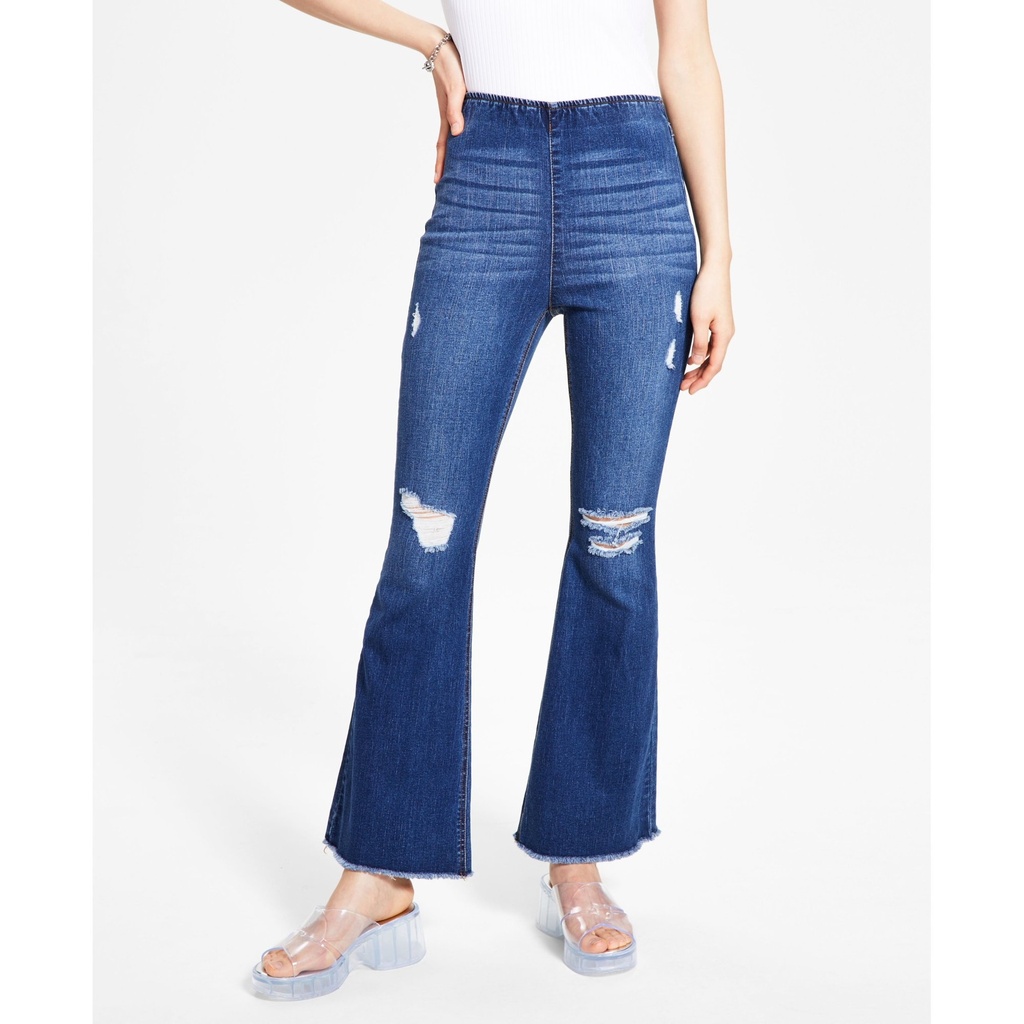 Jeans flare con cintura alta