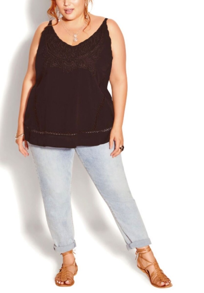 Blusa de tirantes escote en v