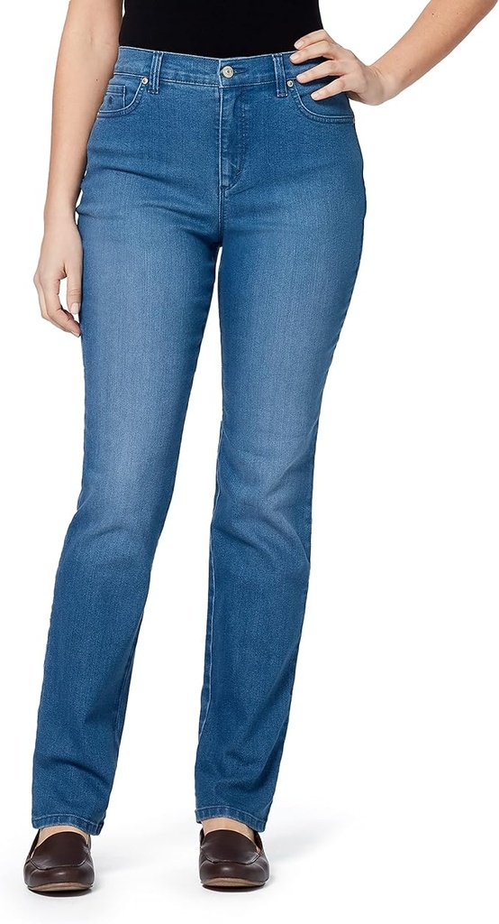 Jeans rectos tiro alto cónico