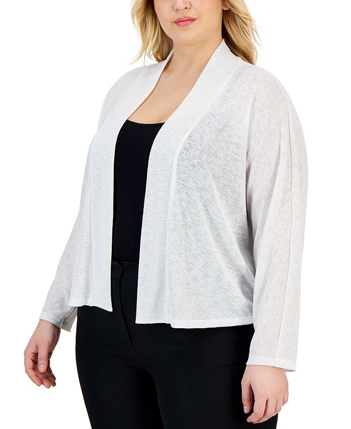 Blazer abierto sin cuello