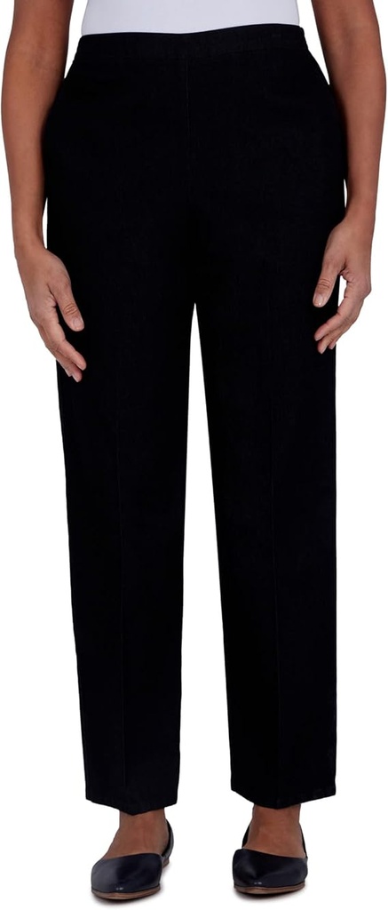 Jeans rectos con cintura elastica