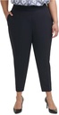 Pantalón recto con cintura elástica confort