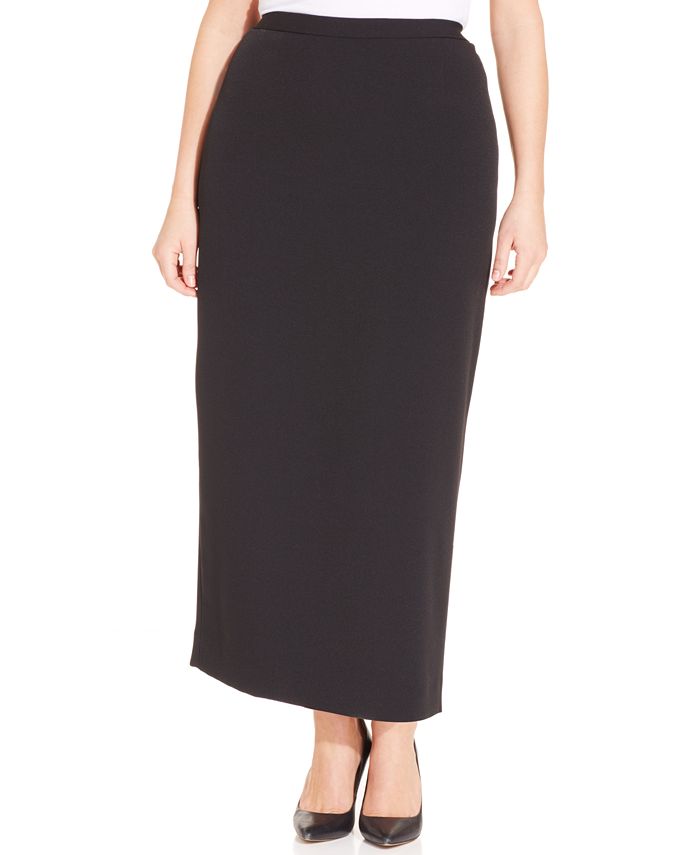 Falda midi con abertura