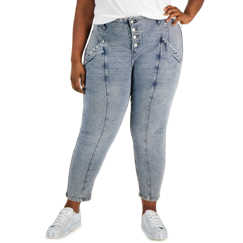 Jeans con botones en frente