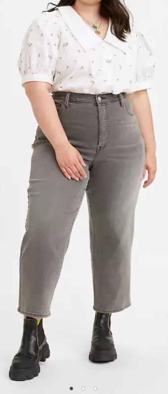 Jeans tobillo recto  y ribcage