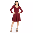 Vestido de falda plisada