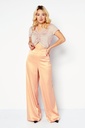 Pantalón ancho de satín