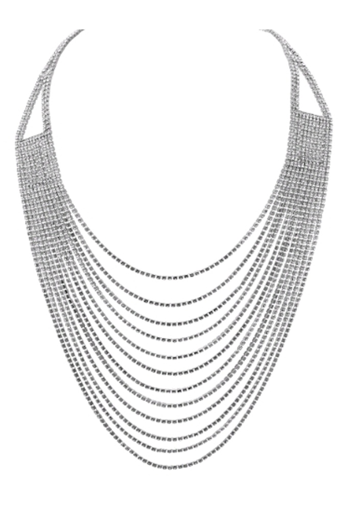 Collar de 12 filas con pedrería (copia)