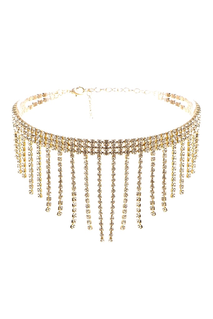 Collar de gargantìa con flecos